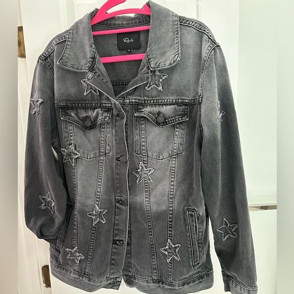 Rails Star Patch Denim Jacket - Picture 4 of 9